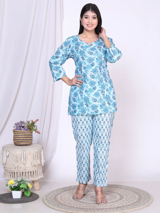 Women’s Summer Night Suit Set for Women – Soft Cotton&nbsp;Sleepwear